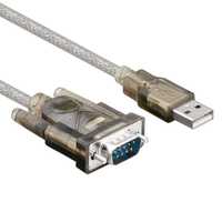 Cablu convertor serial RS232 9p D-SUB tata la USB A tata, 1.5m, Goobay