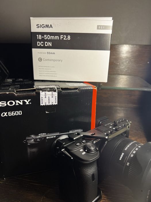 Sony a6600 и Sigma 18-50 f/ 2,8