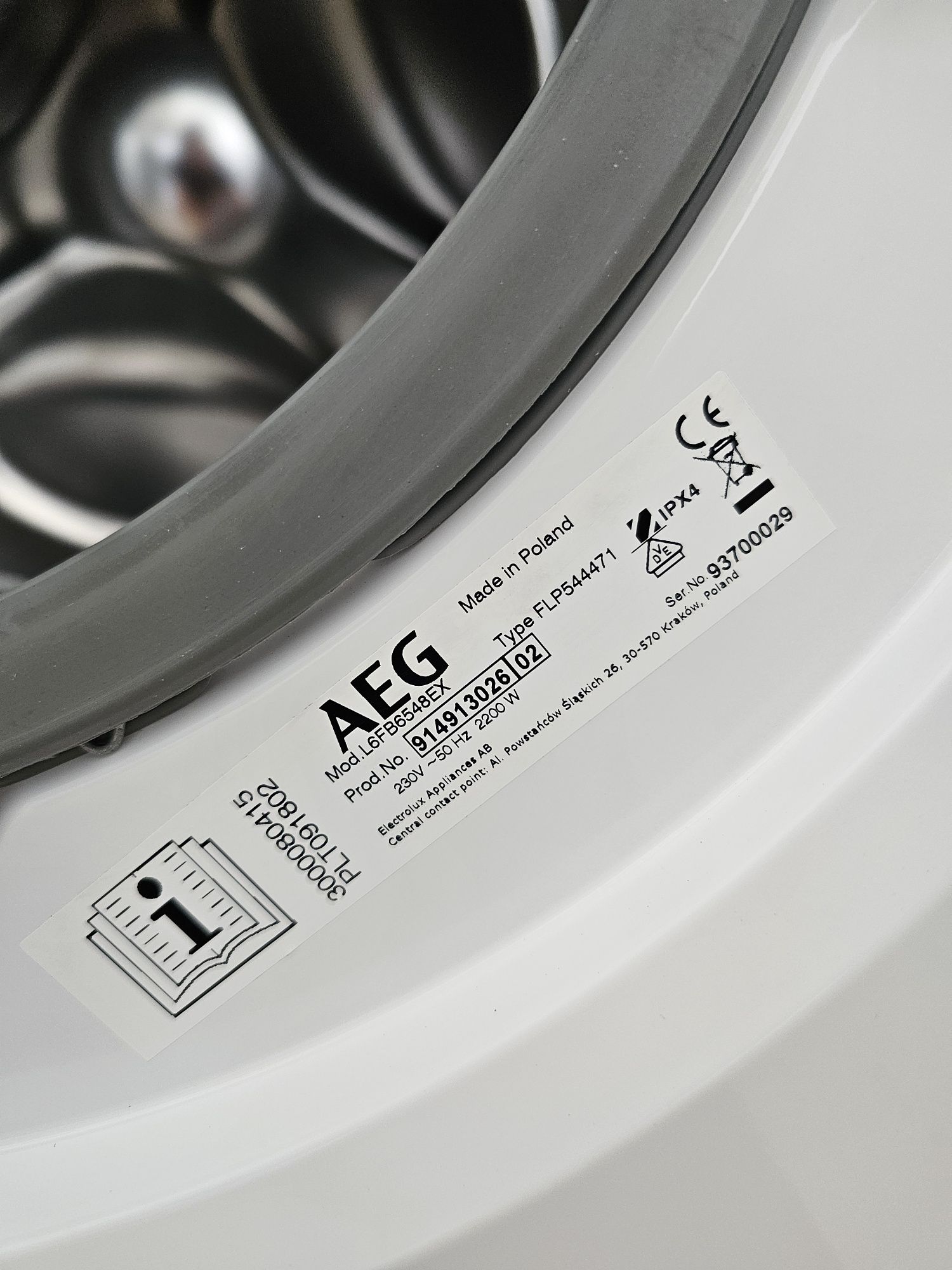 Пералня AEG 6000 Series