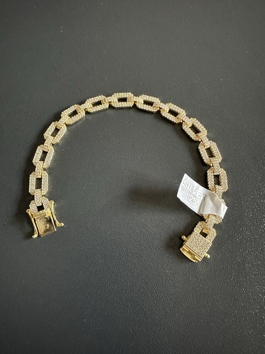 Bratara din argint rodiat auriu!!