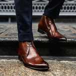 Ghete chukka 44 lucrate manual Daniel Kennet London piele naturala