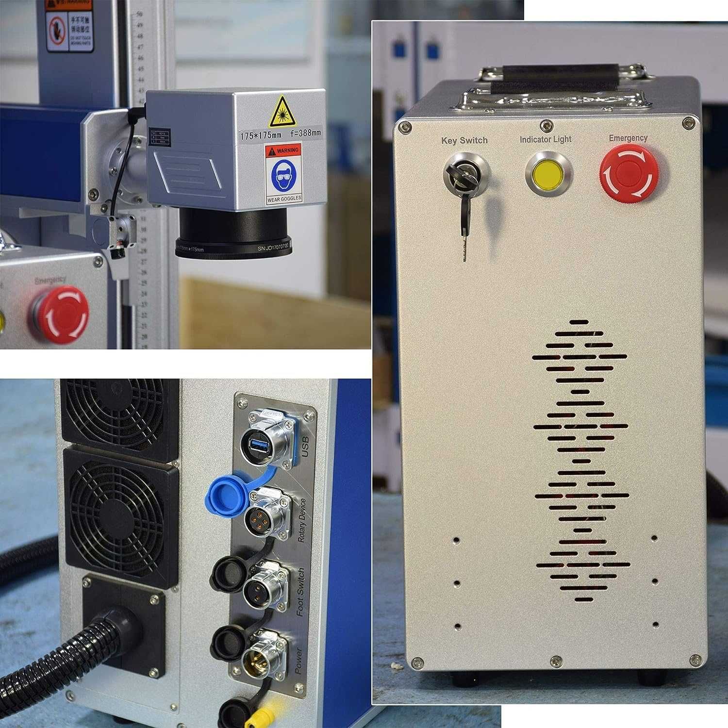 Маркираща машина Fiber Laser 20W – Портативен Файбър