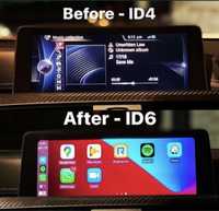 Upgrade NBTevo iD4 la iD6. F3X G3X CarPlay full screen whatsapp