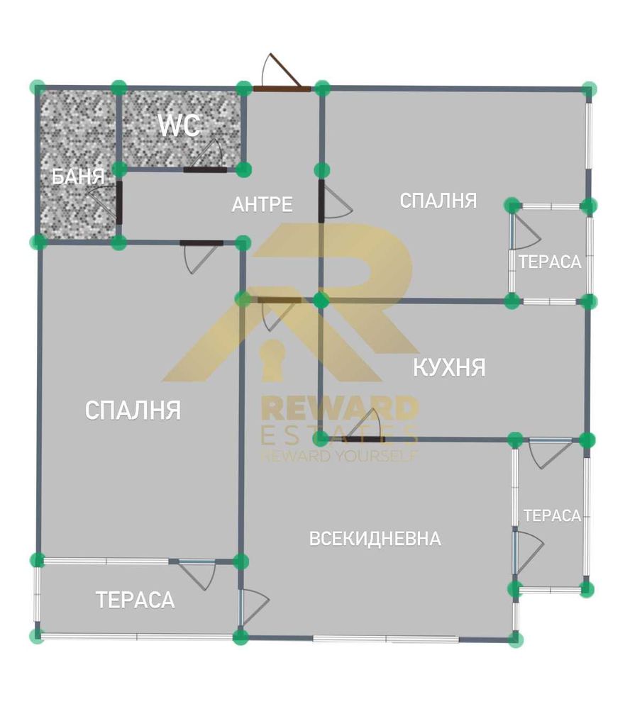 Продава се Тристаен апартамент в София, Център - 93 кв.м за 2366 €/кв.м - Снимка #10