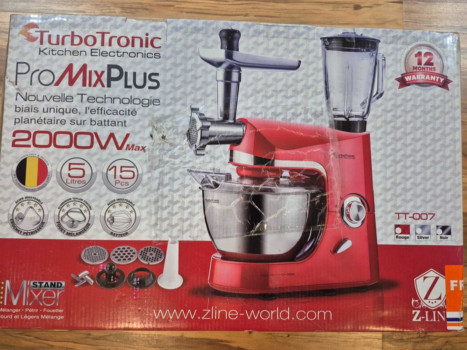 Robot de bucatarie 3in1-blender, mixer si tocator de carne-5lei transp