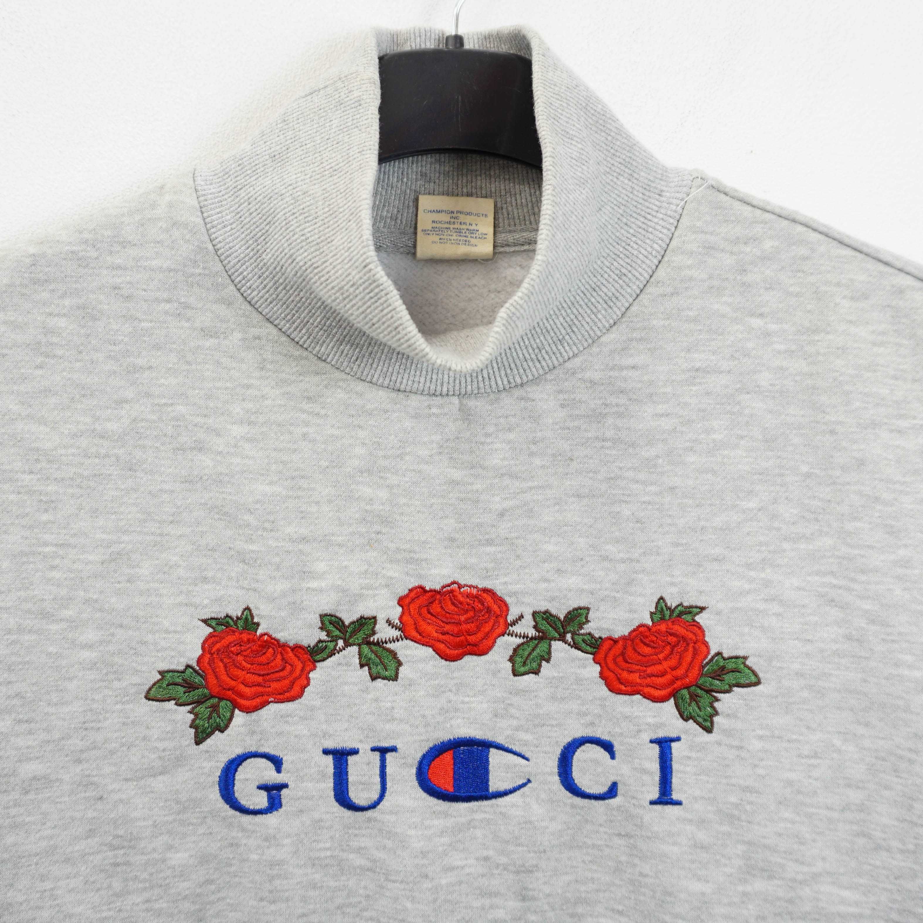 Champion Gucci оригинална блуза с бродерия - М