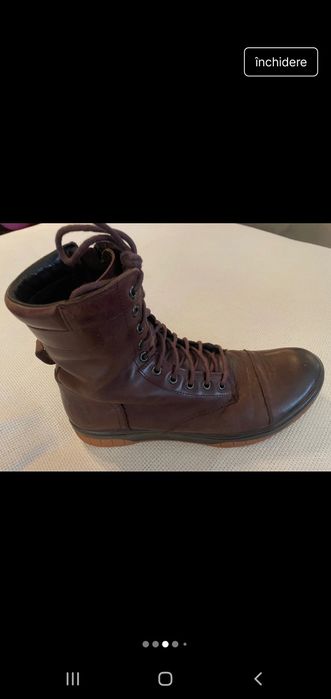 Ghete barbati Diesel originale din piele naturala l