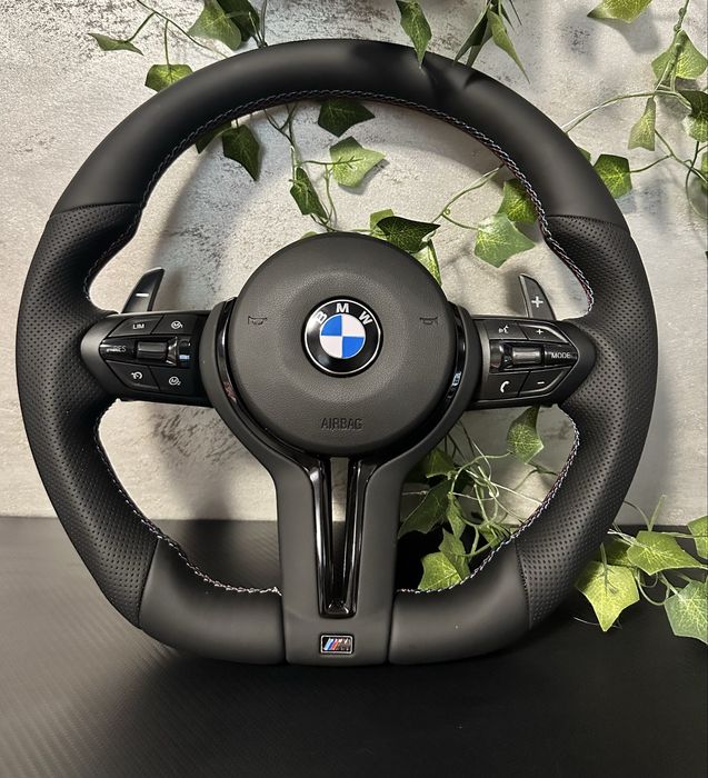 Volan BMW M Sport Padele cu Airbag – Compatibil F10/F01/F02 etc.