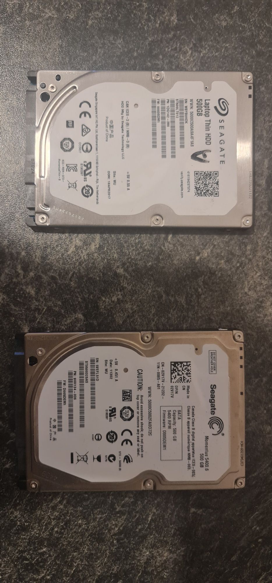 HDD laptop 500gb  ,40 ron buc