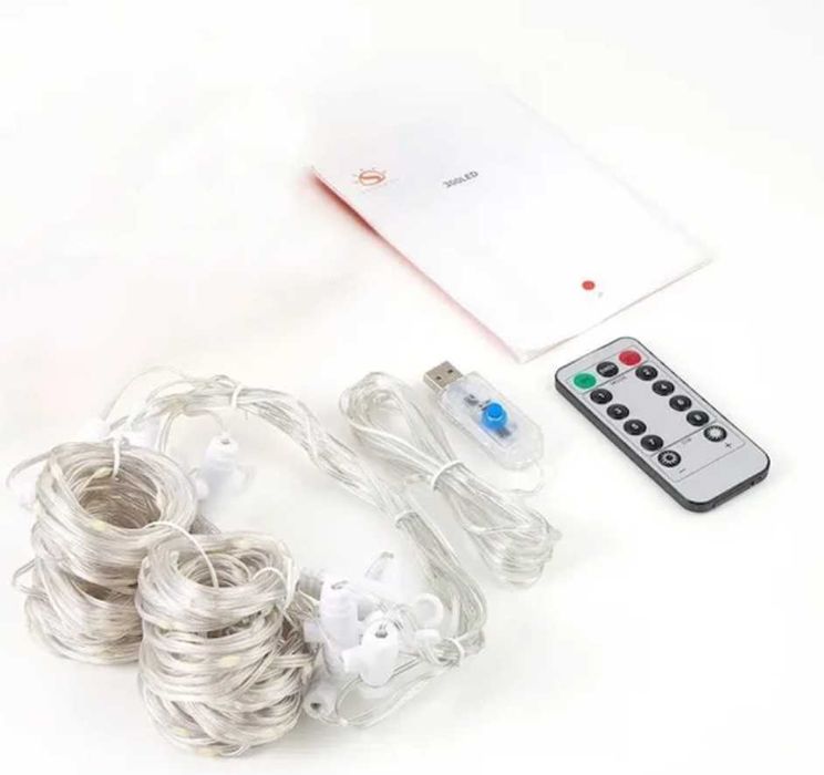 3D LED Светлинна Завеса CURLIGHT - Звезден Блясък в Дома Ви!