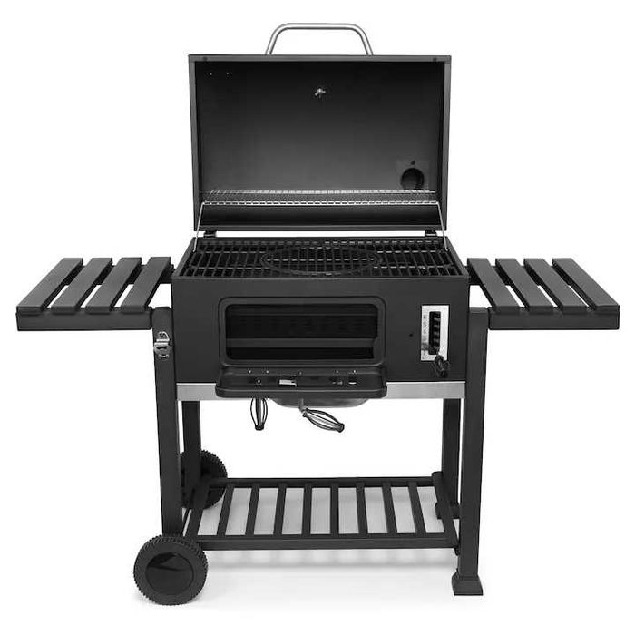 Gratar pe Carbune Profesional Mr. Grill, Dimensiune XL - Negru