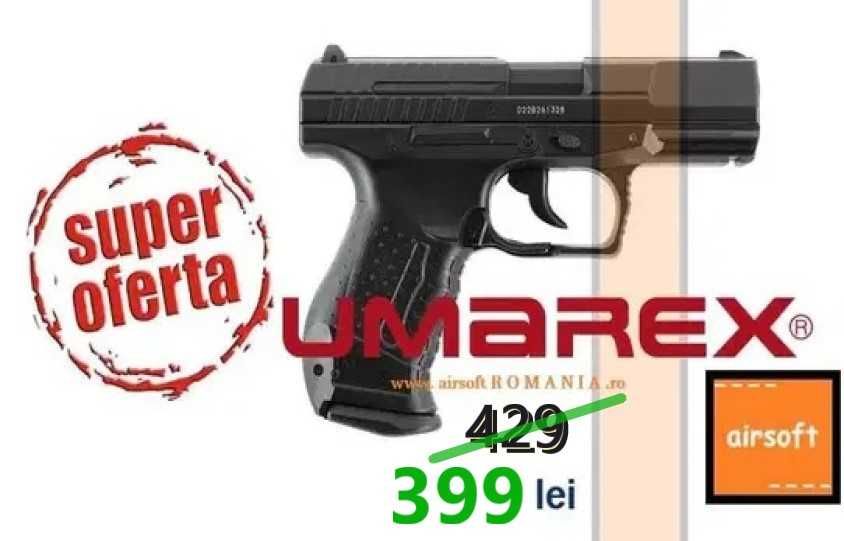 Pistol Walther P99  4,5 Joules Upgrade Cel mai Puternic Airsoft Umarex