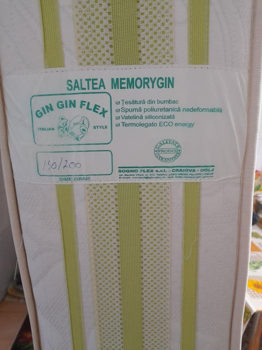 Saltea pentru pat Gin Gin Flex