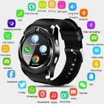 ***ПРОМОЦИЯ*** Смарт часовник Smart watch V8 с bluetooth, камера и SIM