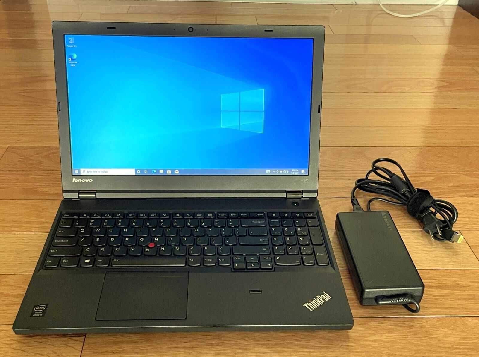 Лаптоп Lenovo W540 I7-4800MQ 16GB 256GB SSD K2100M 15.6 WINDOWS 10 11