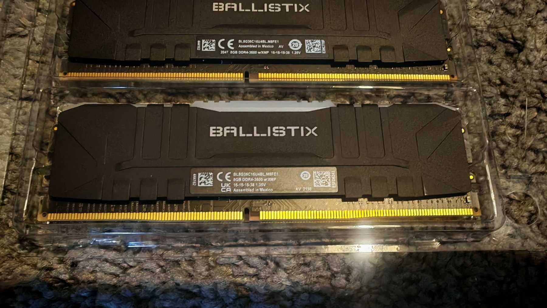 Рам памет Crucial Ballistix RGB 2x8GB 16GB 3600MHZ DDR4