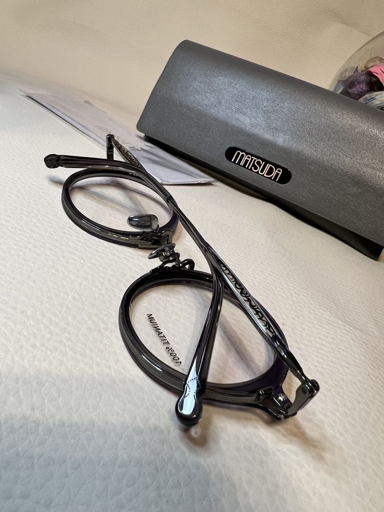 MATSUDA M3127 rame de ochelari lucrate manual handmade Japonia