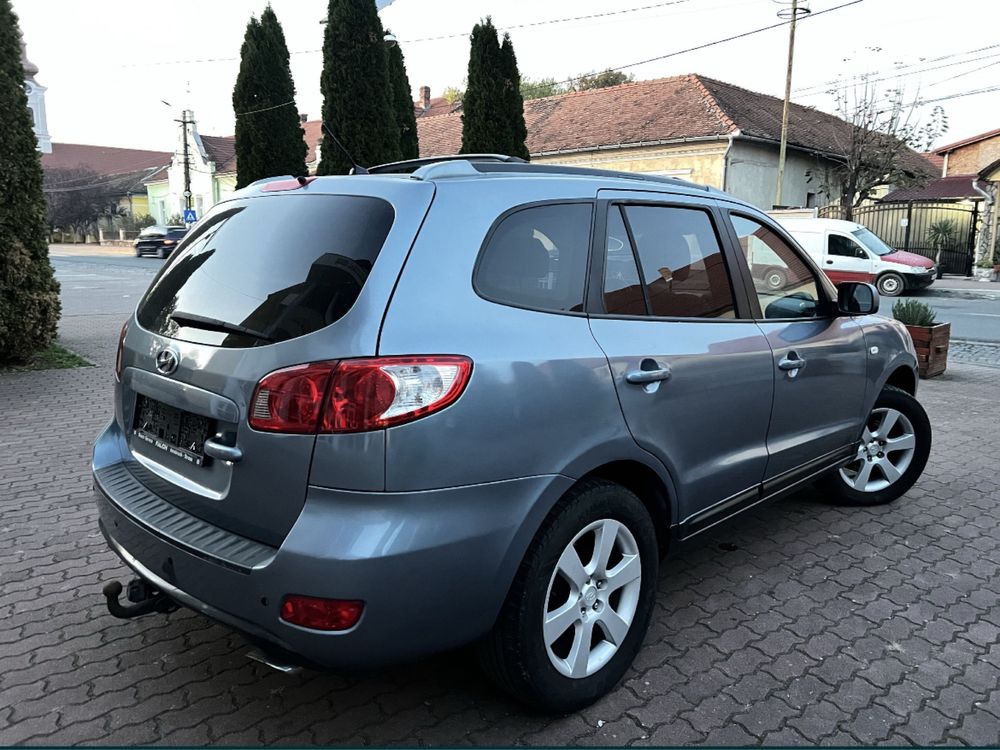 Hyundai Santa Fe 2, 4x4 La Buton, Sky Blue, Ca Noua, Rate