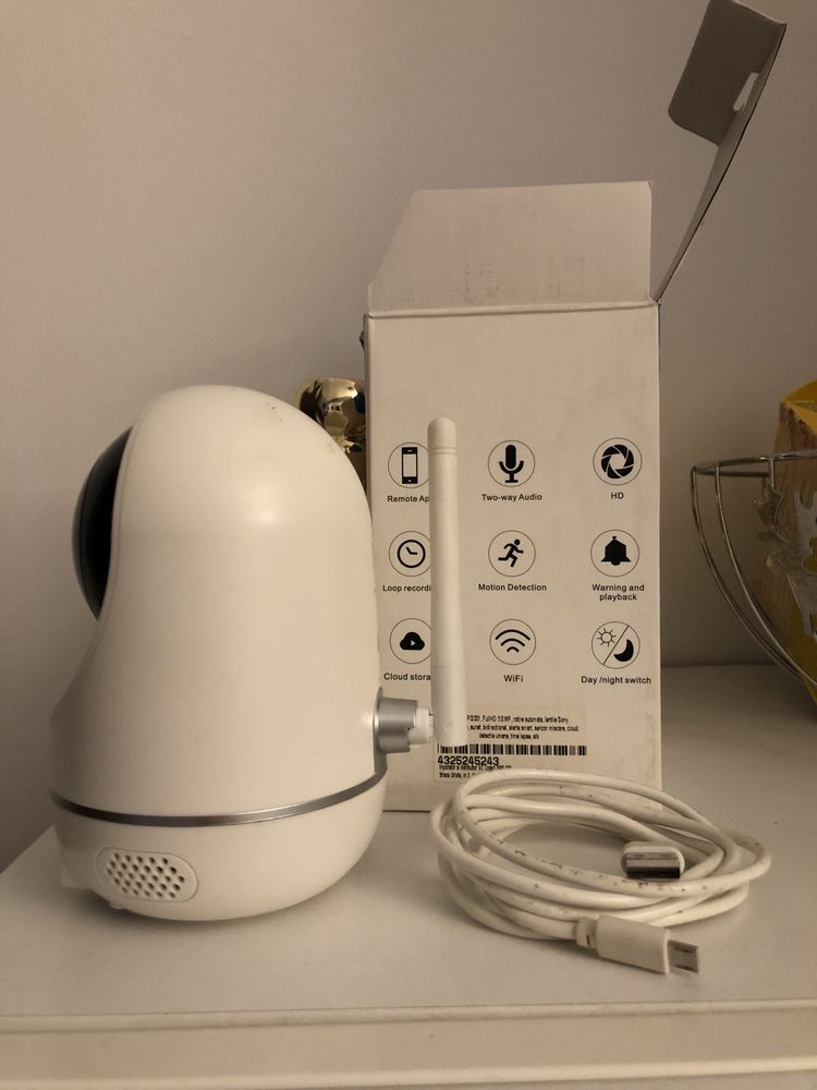 Cameră de supraveghere smart Wifi Loosafe PG301 full hd