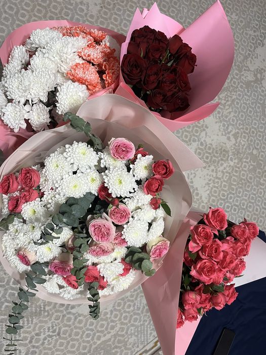 Цветы сегодняшние букеты