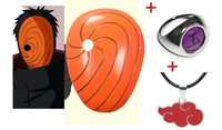 Costum 3 piese Naruto Tobi Obito: masca + inel + lantisor