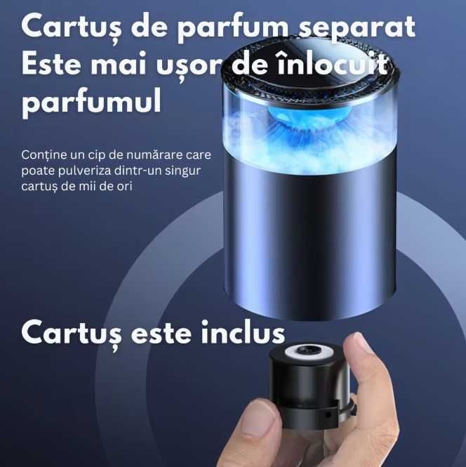 Aparat odorizant auto, casa, birou, Portabil cu acumulator 500mAh