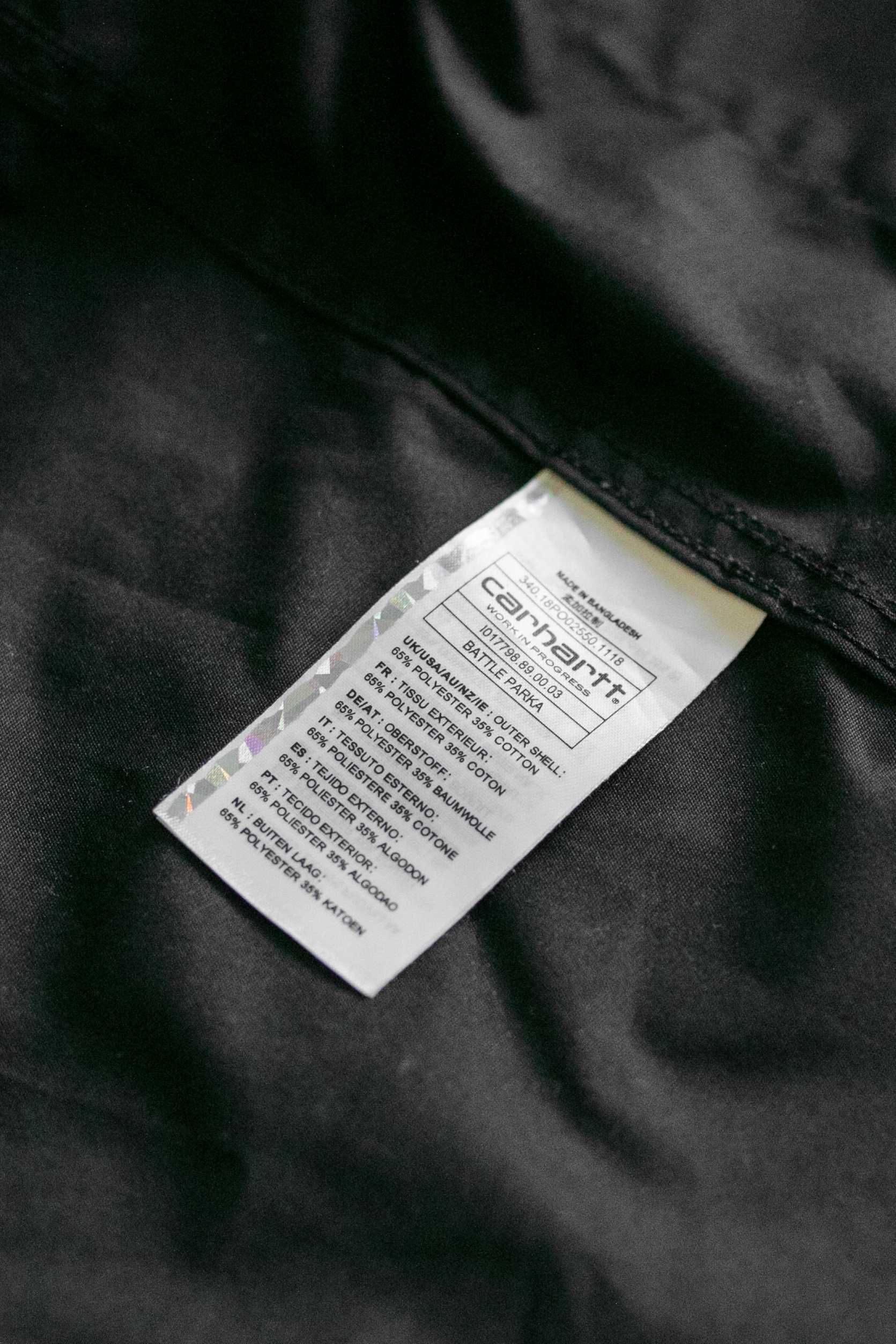 Carhartt Battle Parka - Мъжко яке [размер М], черно, ново