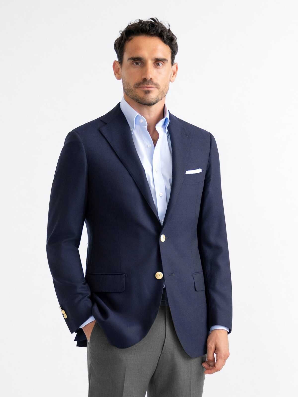 Sacou blazer 48 M de lux Tommy Hilfiger lana respirabila butoni metali