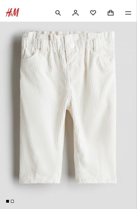 Panataloni reiati h&m marime 80 noi fara eticheta