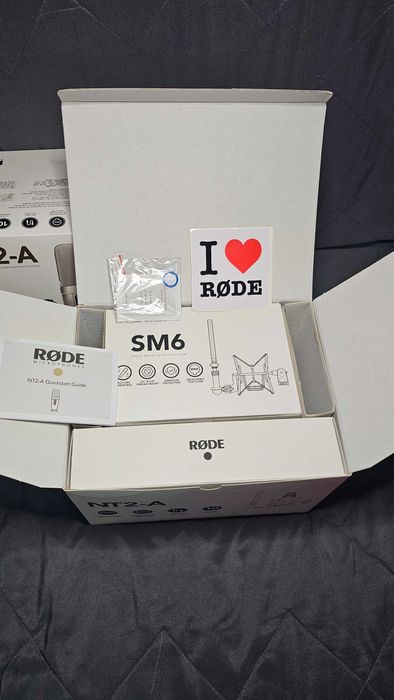 PACHET STUDIO Rode NT2-A Bundle + Focusrite 2i2 Gen 3 + Stativ