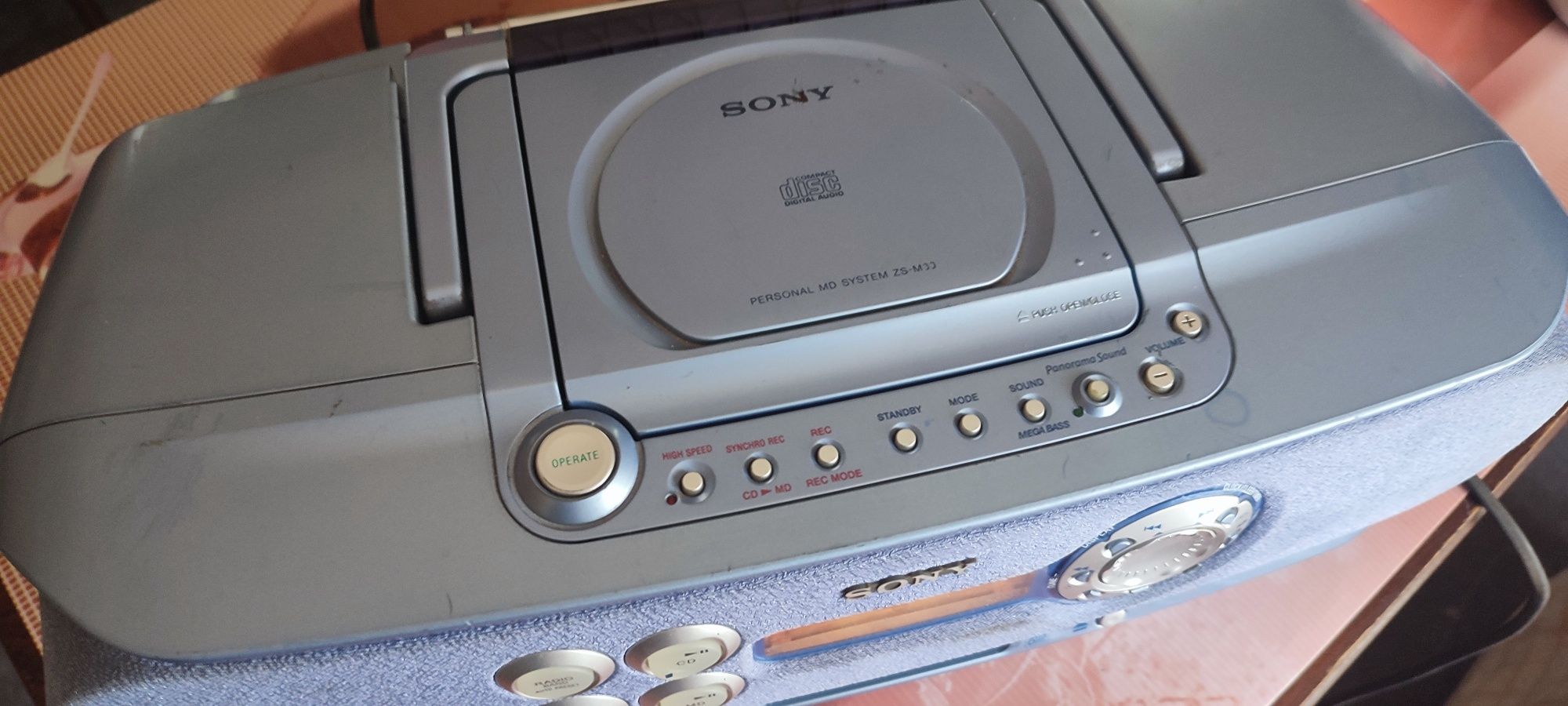 SONY Personal MD System ZS-M 33