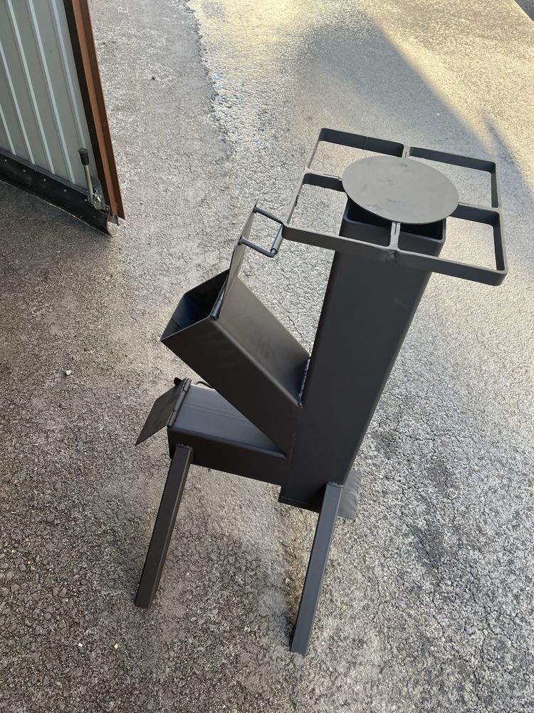 Soba rachetă cu capac detasabil