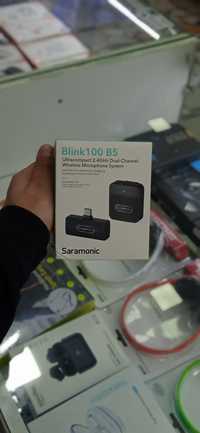 Петличный Микрофон Saramonic Blink100 B5. Для SAMSUNG, IPHONE, REDMI.