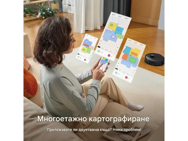 Робот Прахосмукачка с Лазерна Навигация и Моп Ultenic D10