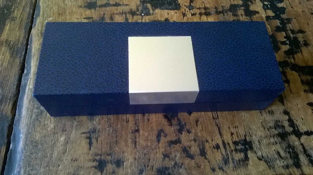 химикалка и молив комплект луксозен метален в кутия