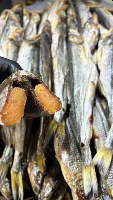 Корюшка вяленная 100% икряная