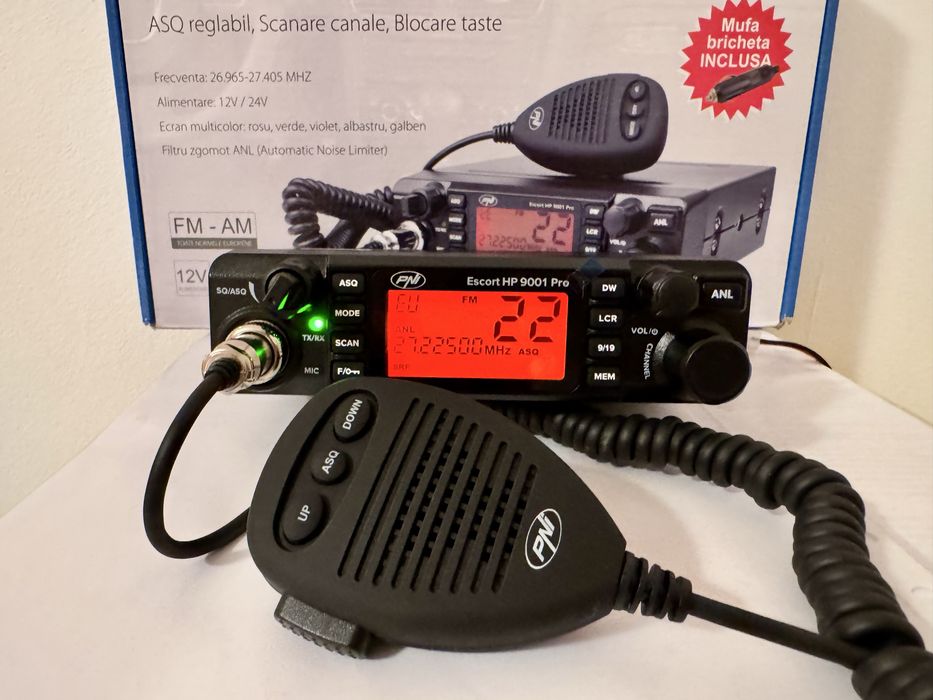 Statie radio CB PNI HP9001 PRO 12-24V ASQ noua