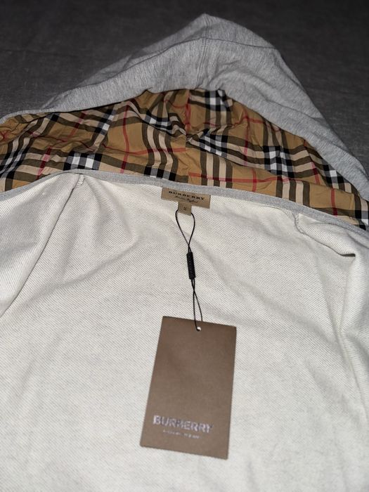 Burberry zip-up hoodie