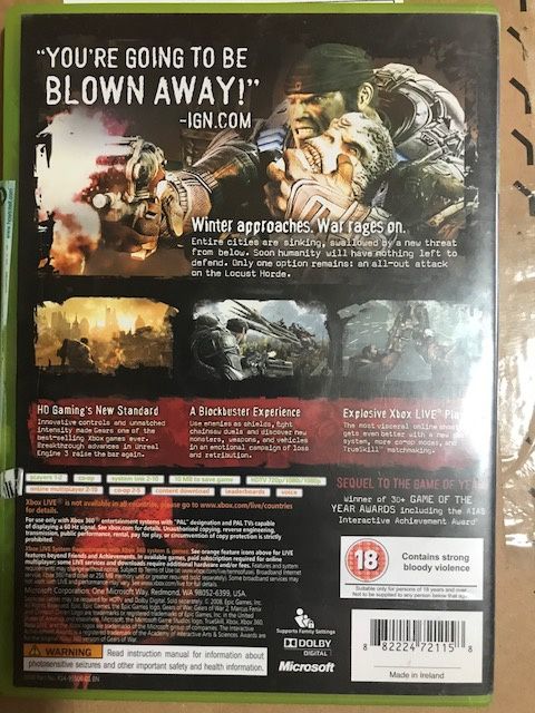 Joc Gears of War 2 xbox 360