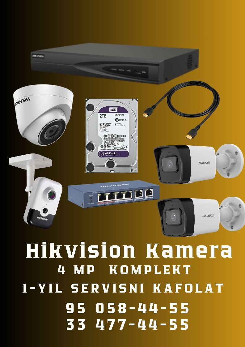 Kamera Hikvision kamplekt