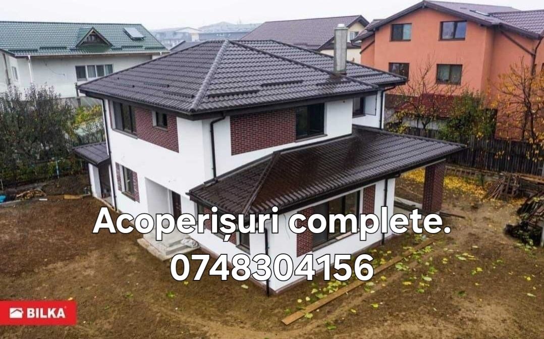 Meseriași acoperisuri complete reparatii urgente