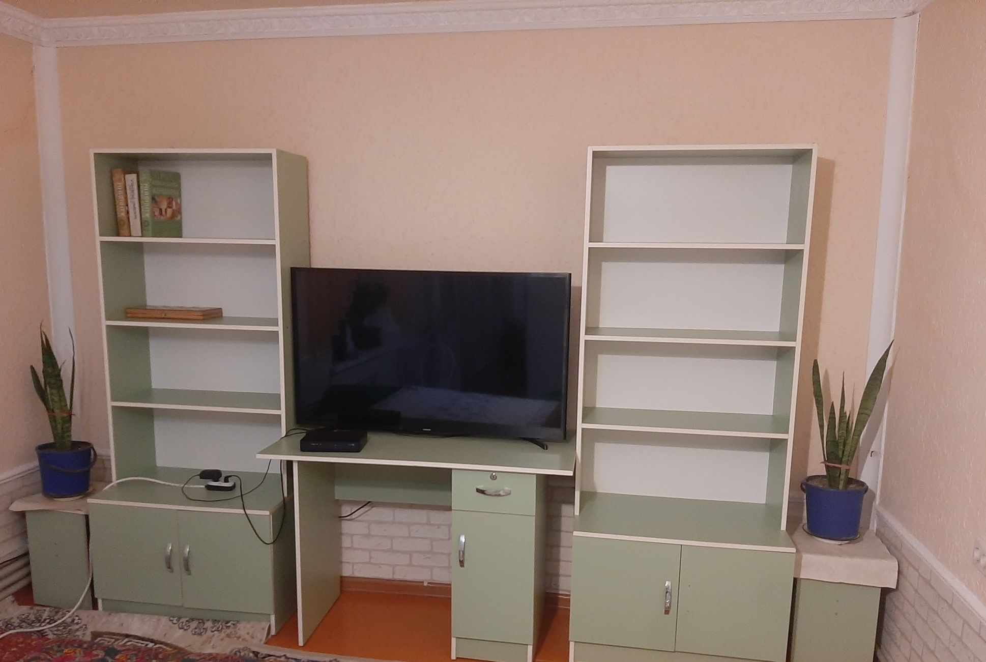 Полки, тумбы, шкаф