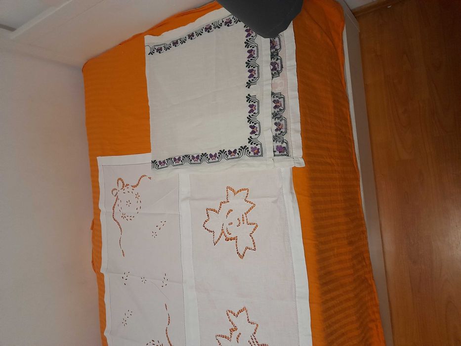 Fețe de masă, ștergare(broderie spartă)+ stergar borangic