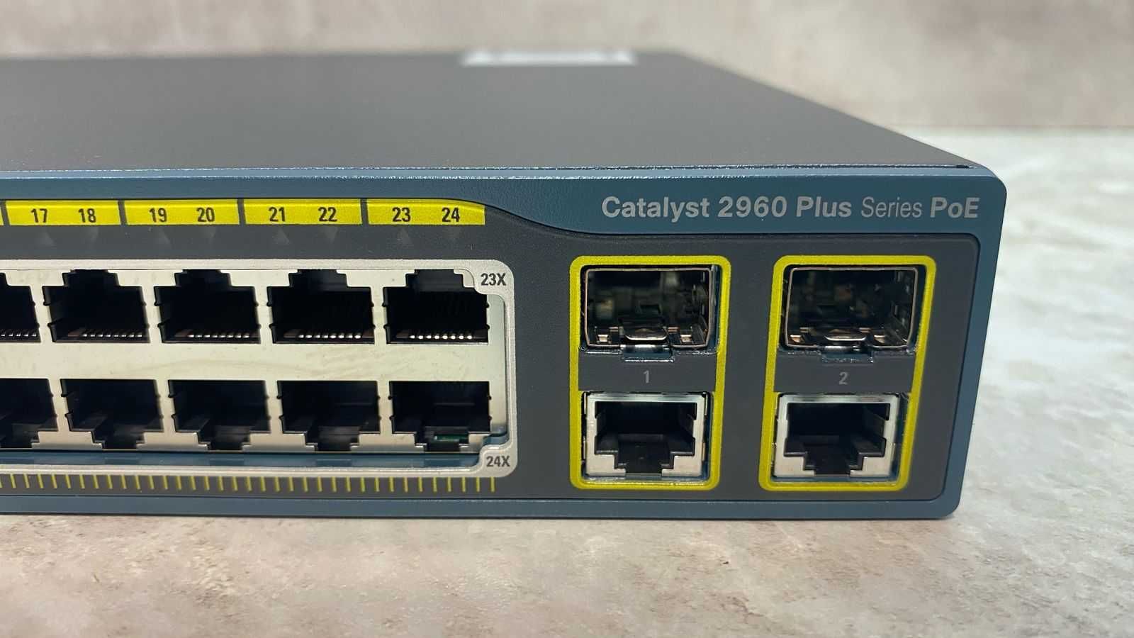 Коммутатор Cisco 2960 Plus 24-портовый