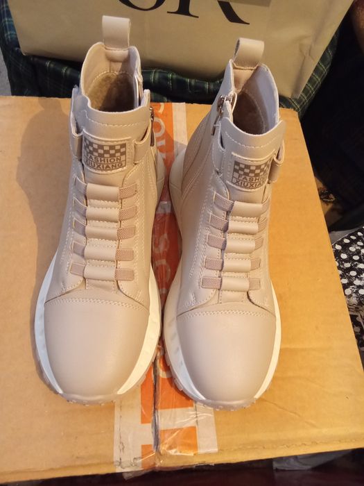 Женский ботинки Н.кожа