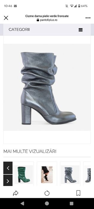 Cizme piele 36 pantofi plus