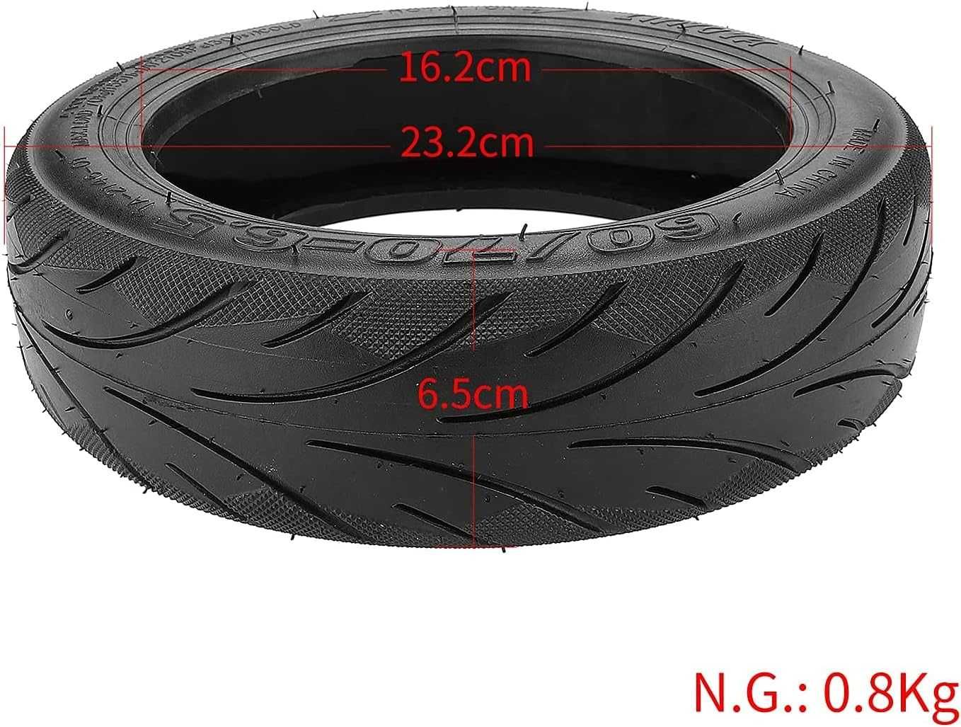 Безкамерна Гума 60/70-6.5 TUBELESS ЗА Тротинетка NINEBOT MAX G30