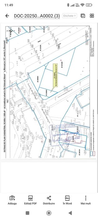 Vând/ închiriez teren in București sector 3 intravilan zona premium