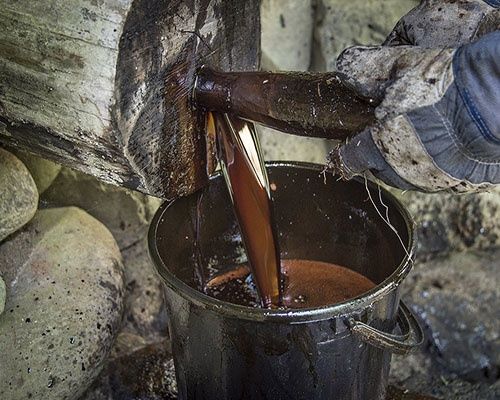 Балсамов колофон, ленено масло, боров катран и импрегнатор за дърво