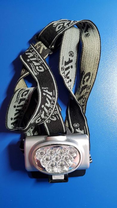 Lanterna frontala/cap CRIVIT, protectie IPX4, 9 leduri